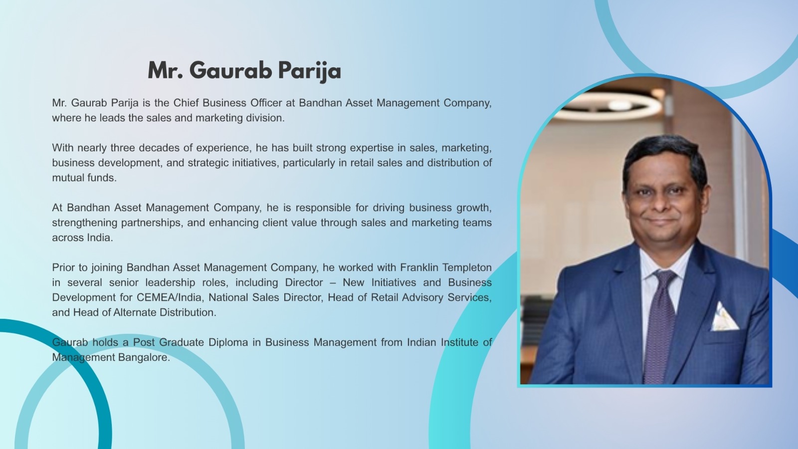 Mr Gaurab Parija